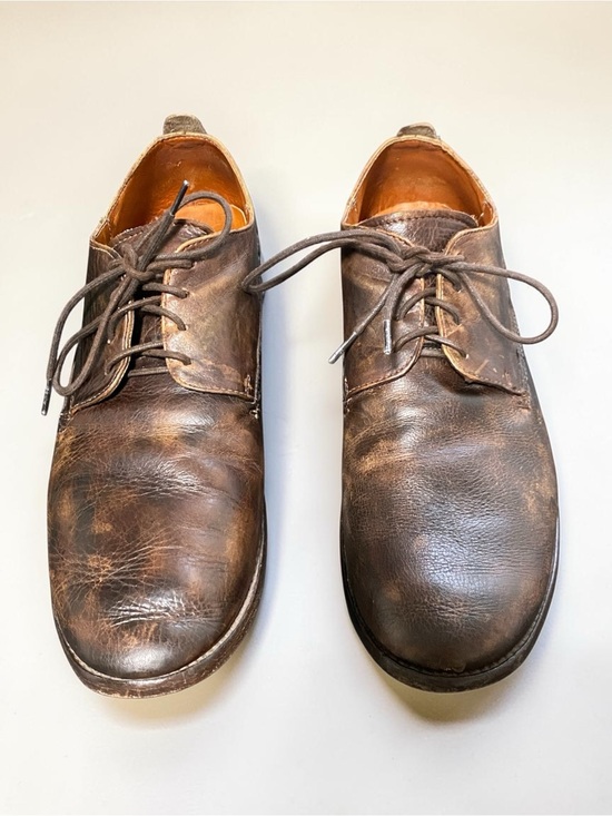 BED STU Cobbler Series Men\'s 11 Brown Distressed Leather Derby Oxford main image 4
